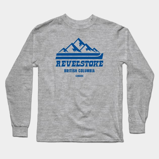 Revelstoke British Columbia Ski Long Sleeve T-Shirt by Alexander Luminova